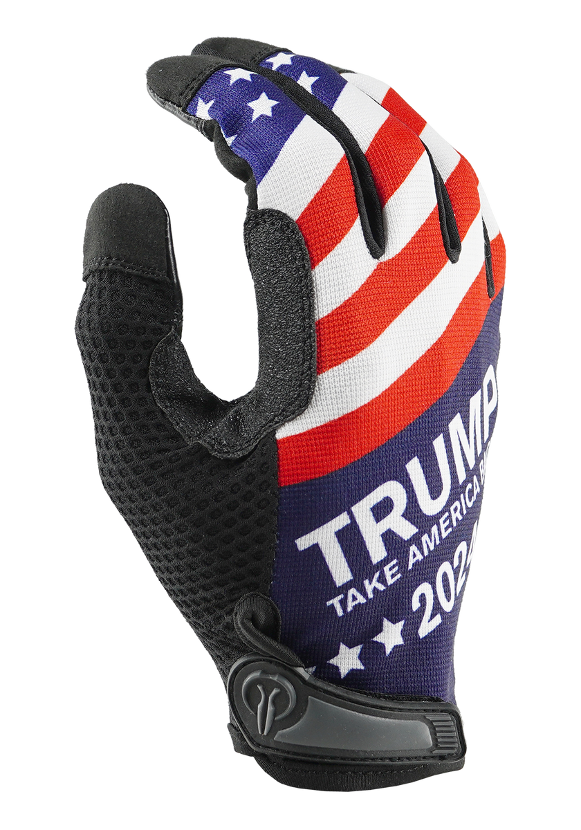 Trump 2024 Flag Gloves w/ Free Morale Patch Industrious Handwear